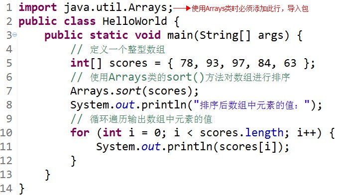 使用 Arrays 类操作 Java 中的数组