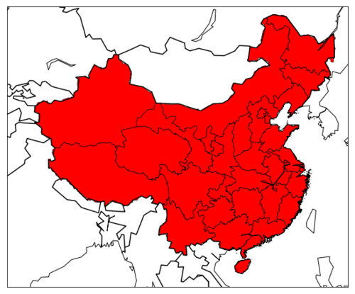 用python画中国地图(二)图片