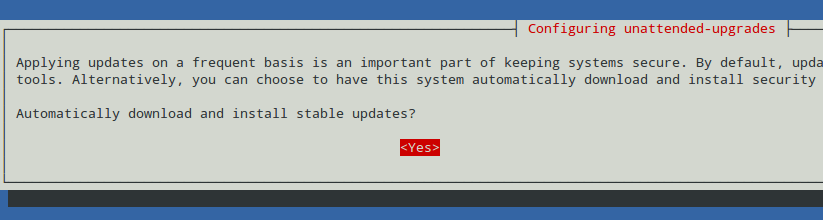 在 Debian 上配置自动安装更新
